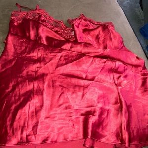 Victoria secret satin and lace nightie L